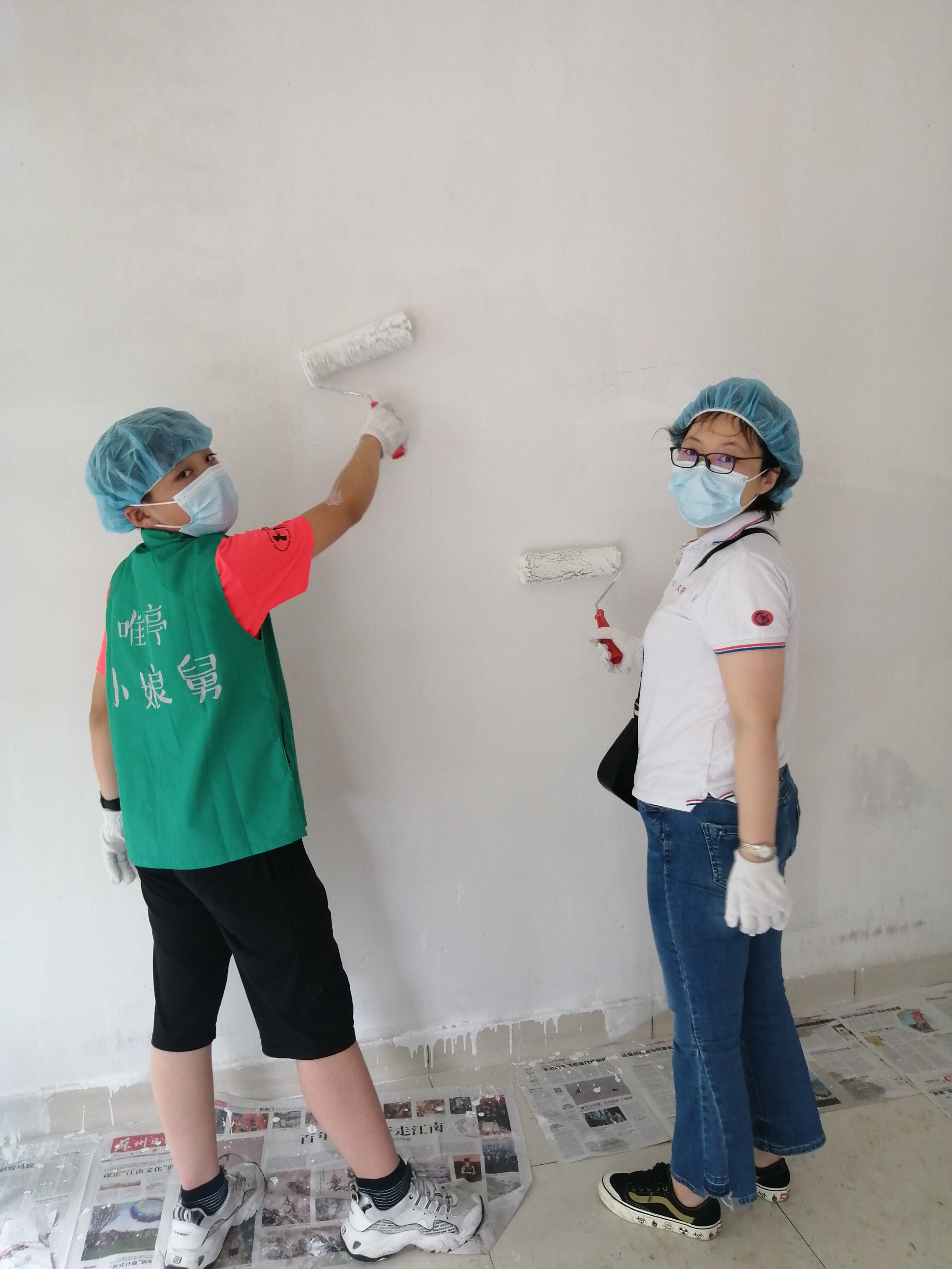 合乐hl8环保参加唯亭施家浜街道大手拉小手文明楼道共建“小娘舅”分队