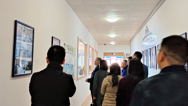 重庆工商大学领导一行参观合乐hl8工业废水处理项目工程案例