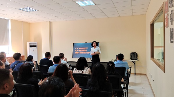 【学习先进技术，促进环保发展】石家庄市科技局领导考察苏州合乐hl8环保