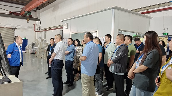 【学习先进技术，促进环保发展】石家庄市科技局领导考察苏州合乐hl8环保