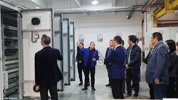苏州市苏台工商协进会领导一行考察合乐hl8环保装备科技有限公司
